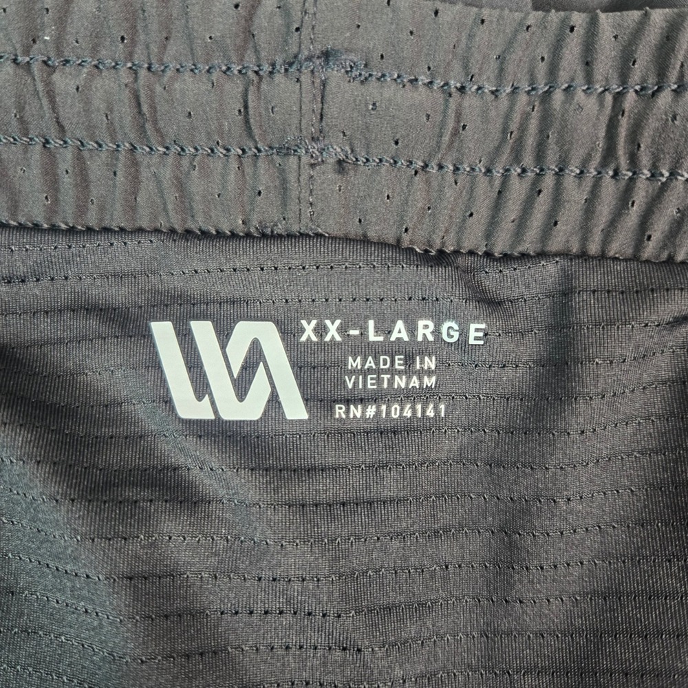 VRST Mens Accelerate 5" Running Shorts Pure Black 2XL Reflective Liner NWT - Picture 3 of 8